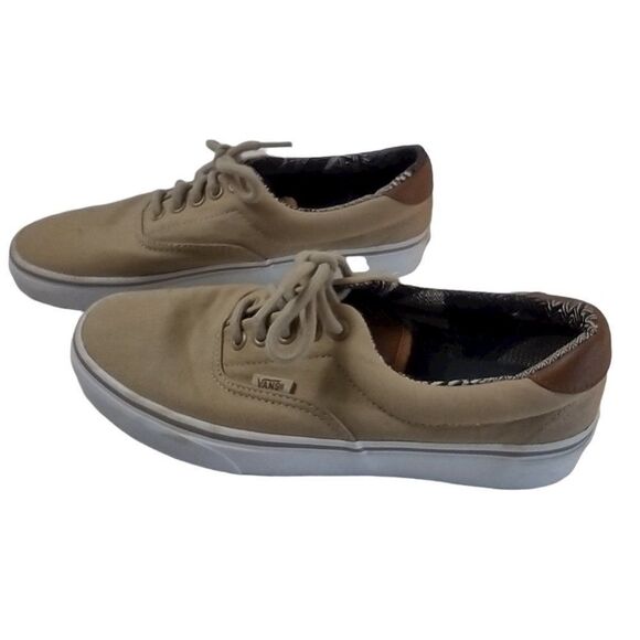 Vans‎ C&L era 59 Tan Khaki Sneakers Unisex  Men's Size 7 or Women's Size 8.5 - Picture 1 of 9